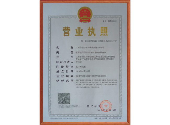 营业执照